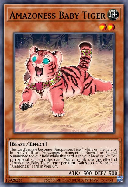 Bébé Tigre Amazonesse