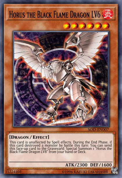Horus Dragon de la Flamme Noire LV6