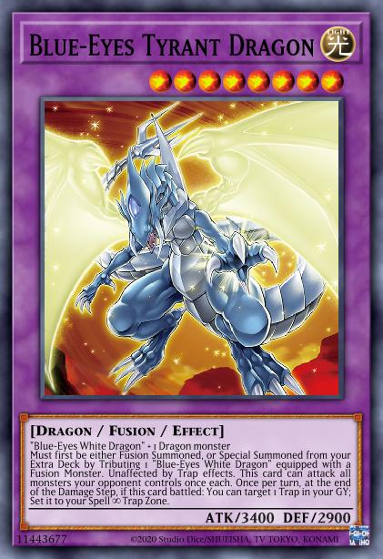 Dragon Tyran aux Yeux Bleus