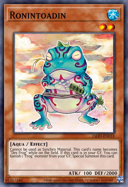 Crapaud Samouraï