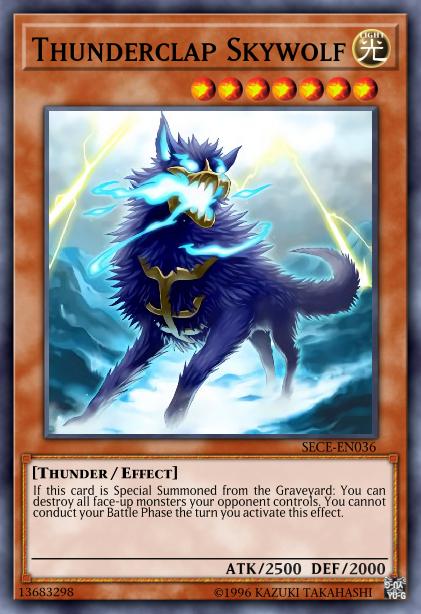 Loup Coup de Tonnerre Célèste