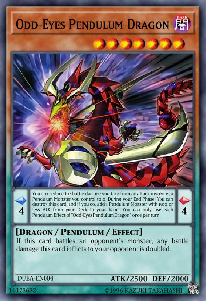 Dragon Pendule aux Yeux Impairs