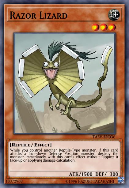Lézard Rasoir
