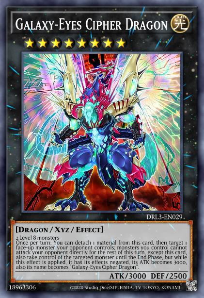 Dragon Cipher aux Yeux Galactiques