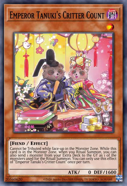 Compte de Créatures de l'Empereur Tanuki