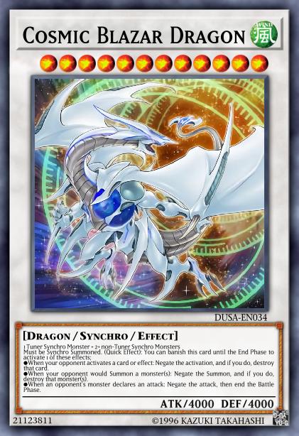 Dragon Blazar Cosmique