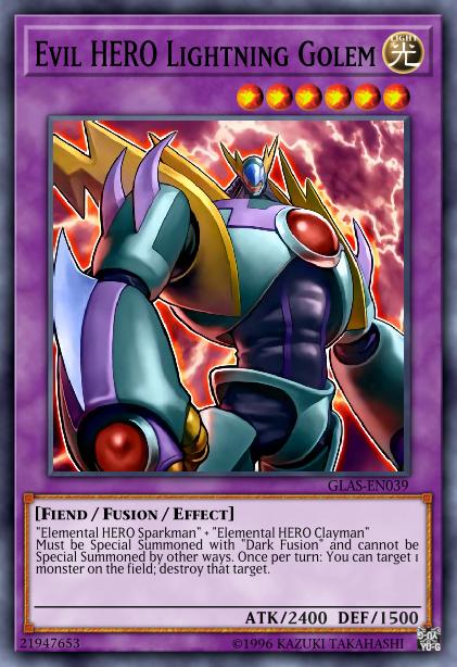 Golem Foudroyant, HÉROS du Mal