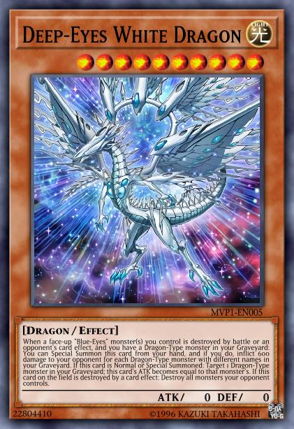 Dragon Blanc aux Yeux Profonds