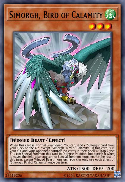 Simorgh, l'Oiseau de la Calamité