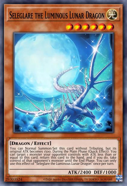 Seleglare le Dragon Lunaire Lumineux
