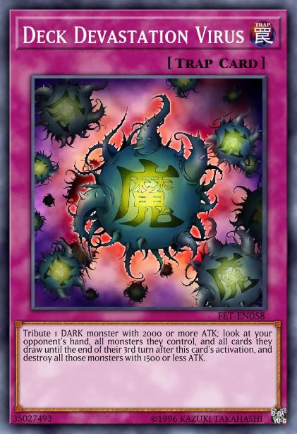 Virus Démoniaque de Destruction de Deck