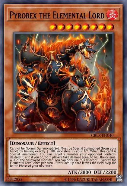 Pyrorex le Seigneur Élémentaire