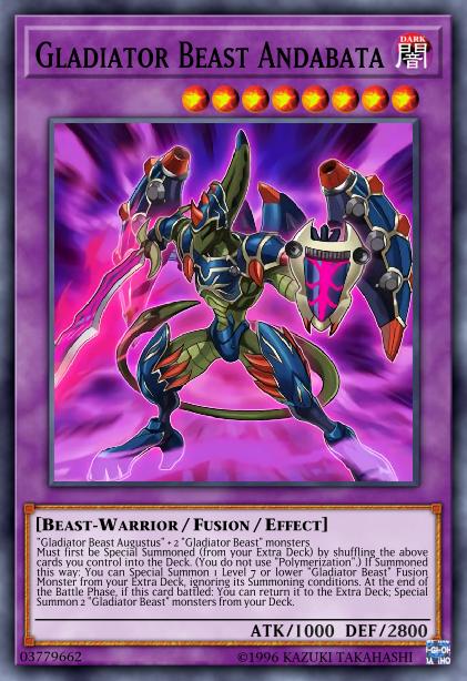 Andabata, Bête Gladiateur