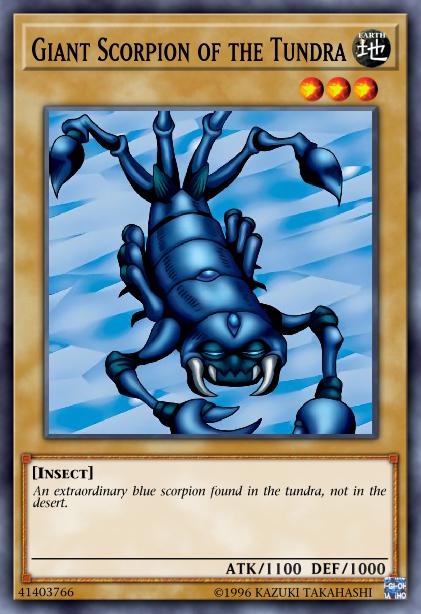 Giant Scorpion of the Tundra