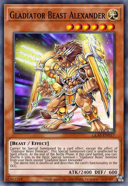 Alexandre, Bête Gladiateur