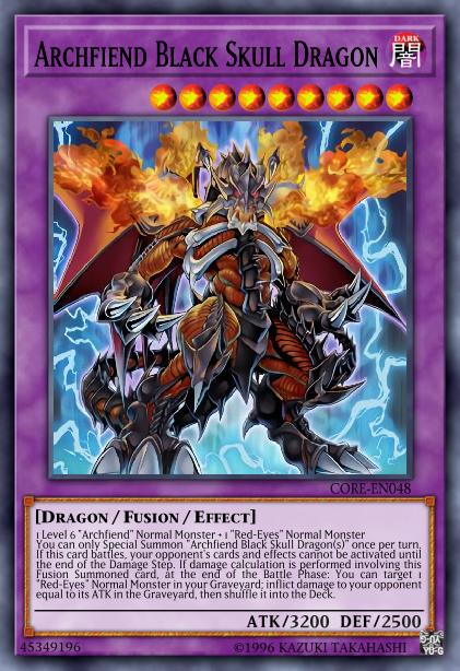 Dragon Crâne Noir Archdémon