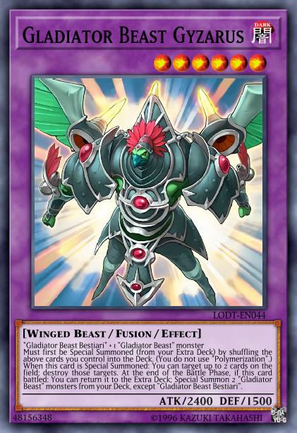 Gyzarus, Bête Gladiateur