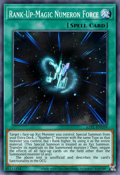 Force de Numeron Magie-Rang-Plus
