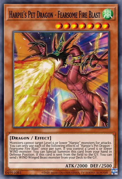 Dragon de Harpie - Souffle de Feu Terrible
