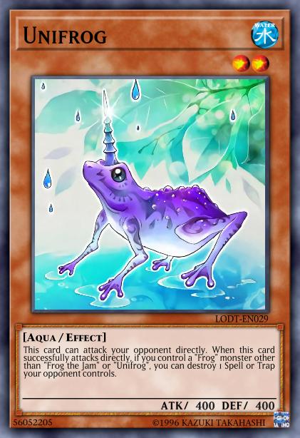 Grenouille Licorne