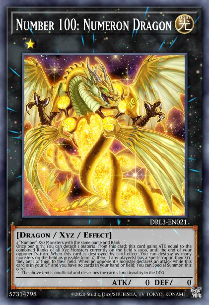Numéro 100 : Dragon Numeron