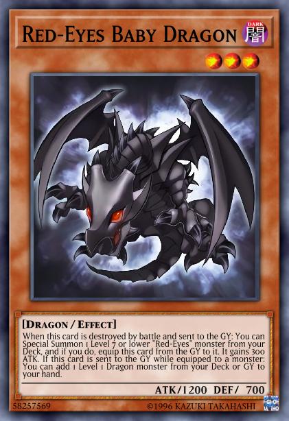 Bébé Dragon aux Yeux Rouges