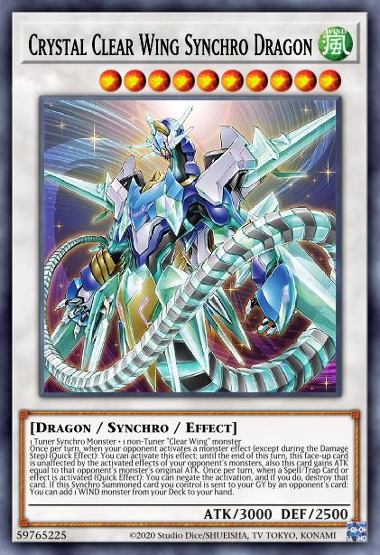 Dragon Synchro de l'Aile Claire de Cristal