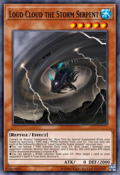 Nuage Bruyant le Serpent Tempête