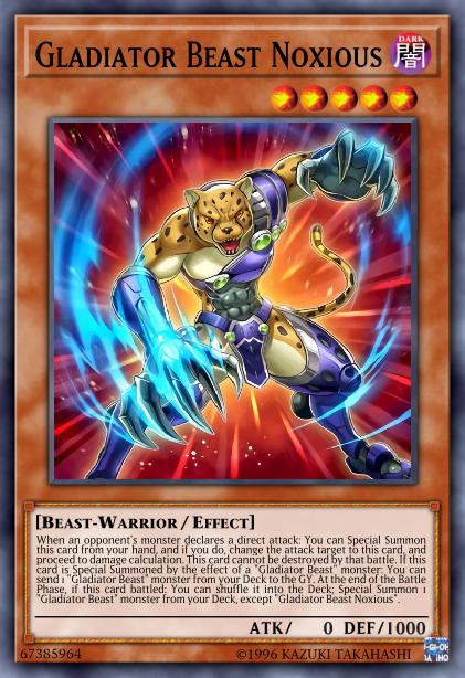 Noxious, Bête Gladiateur