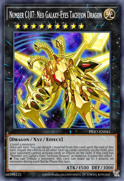 Numéro C107 : Néo Dragon Tachyon aux Yeux Galactiques