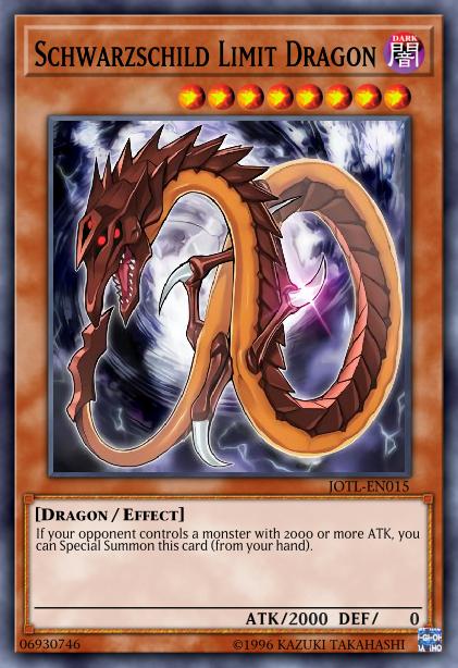 Dragon des Limites Schwarzschild