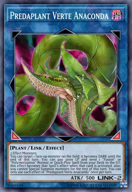 Anaconda Vert Prédaplante