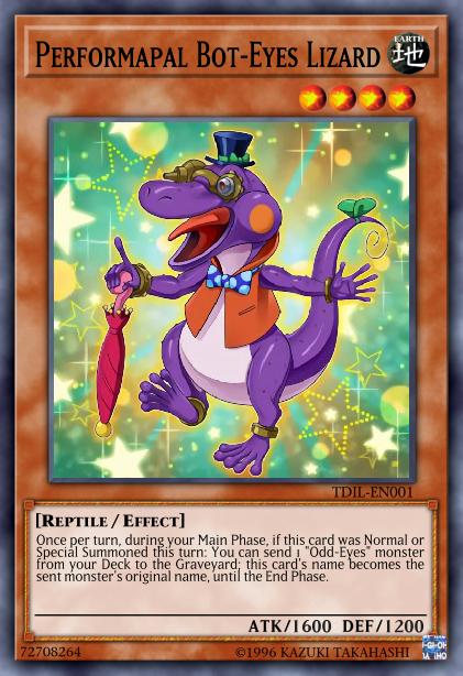 Lézard aux Yeux de Bot Potartiste