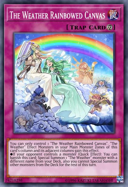 Peinture Arc-en-Ciel Météorologique
