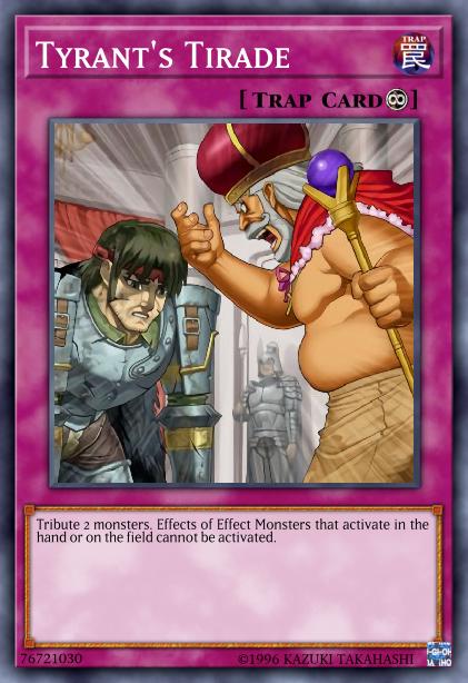 Tirade du Tyran