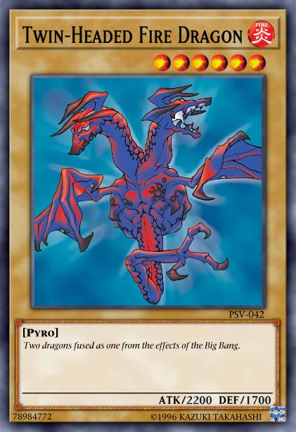 Dragon de Feu à Deux Têtes