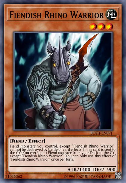 Guerrier Rhino Démoniaque