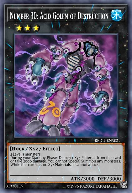 Numéro 30 : Golem Acide de Destruction