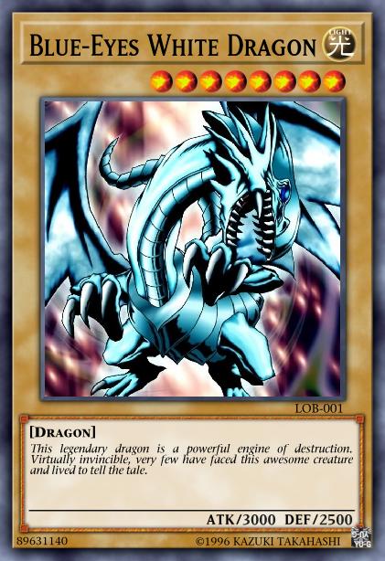 Dragon Blanc aux Yeux Bleus