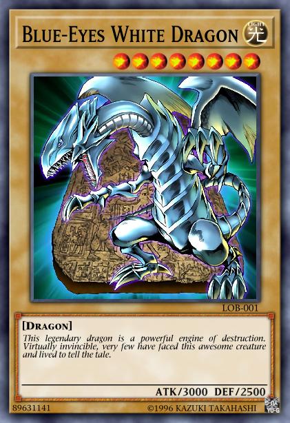Dragon Blanc aux Yeux Bleus