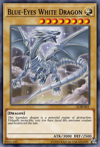 Dragon Blanc aux Yeux Bleus