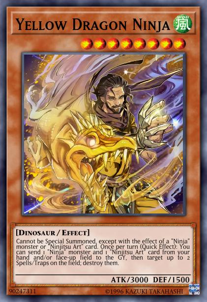 Ninja Dragon Jaune