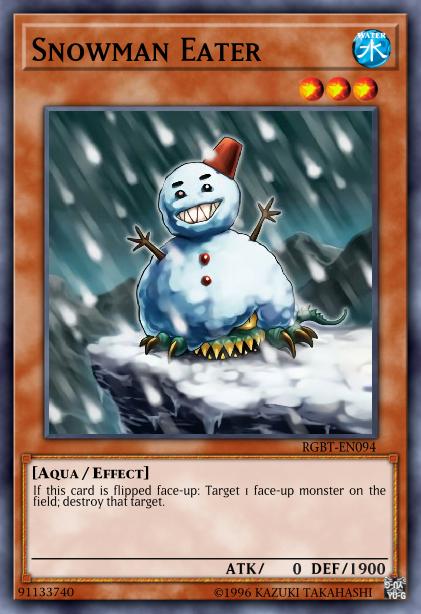 Bonhomme de Neige Carnivore