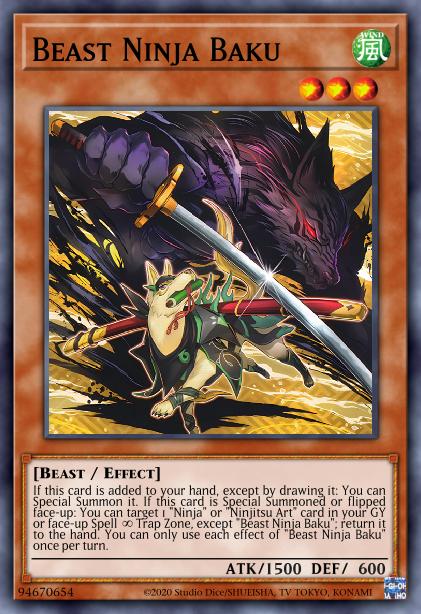 Baku le Ninja des Bêtes
