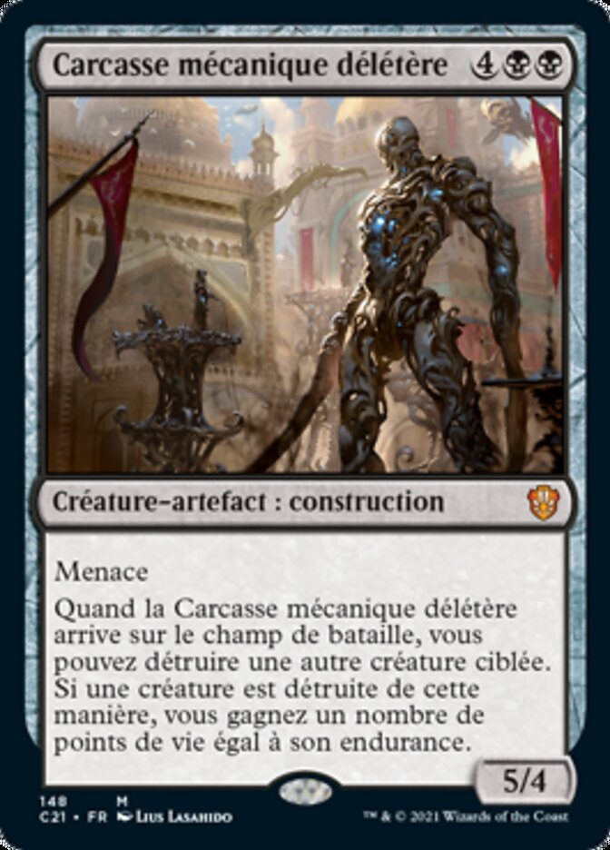 Carcasse mécanique délétère