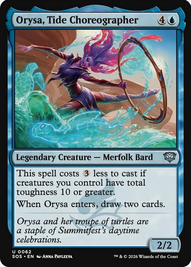 Orysa, Tide Choreographer