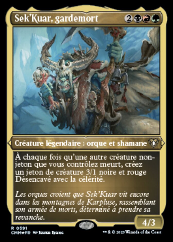 Sek'Kuar, gardemort