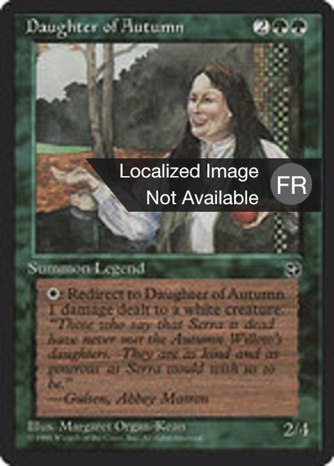 Fille de l'automne