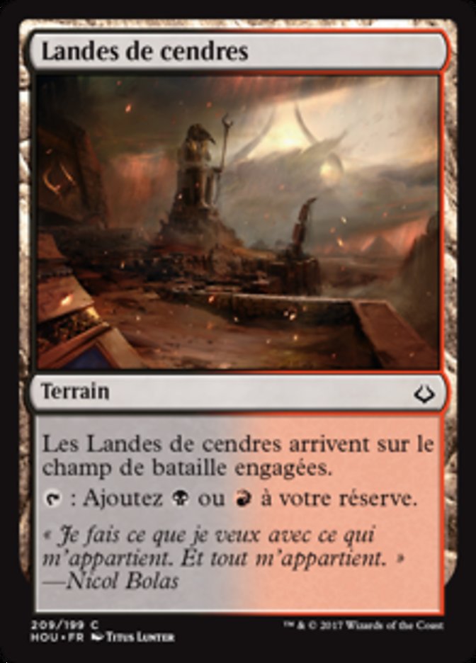 Landes de cendres