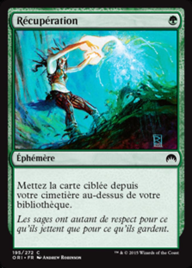 Récupération